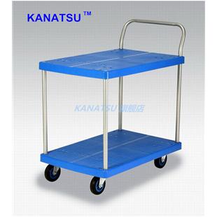 【希世】KANATSU品牌静音手推车  PLA150Y-T2双层平板车  推车拉货车_商品中心_物流搜索网