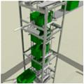 垂直输送机 - 效果图